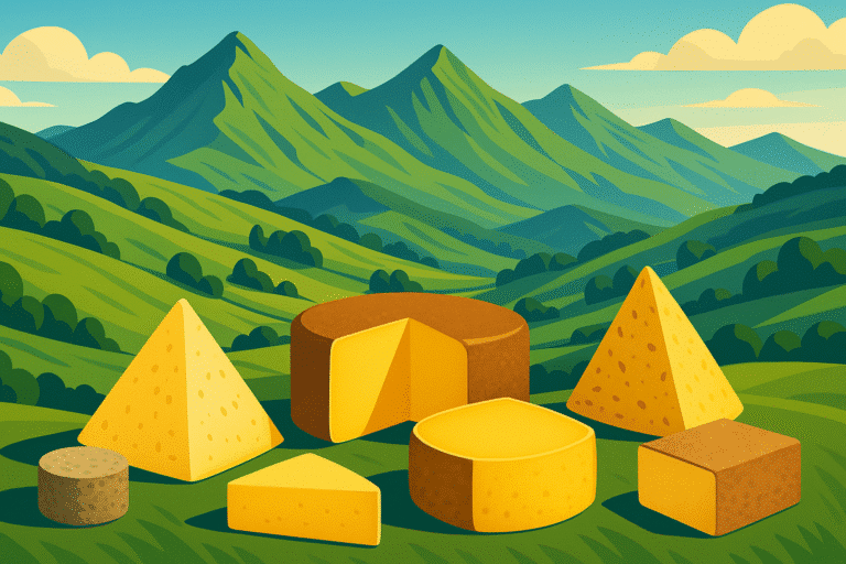 découvrez les délices fromagers aop du cantal à travers cinq spécialités uniques qui reflètent l'authenticité et la richesse des montagnes. plongez dans un voyage savoureux au cœur de cette région emblématique, où chaque fromage raconte une histoire.