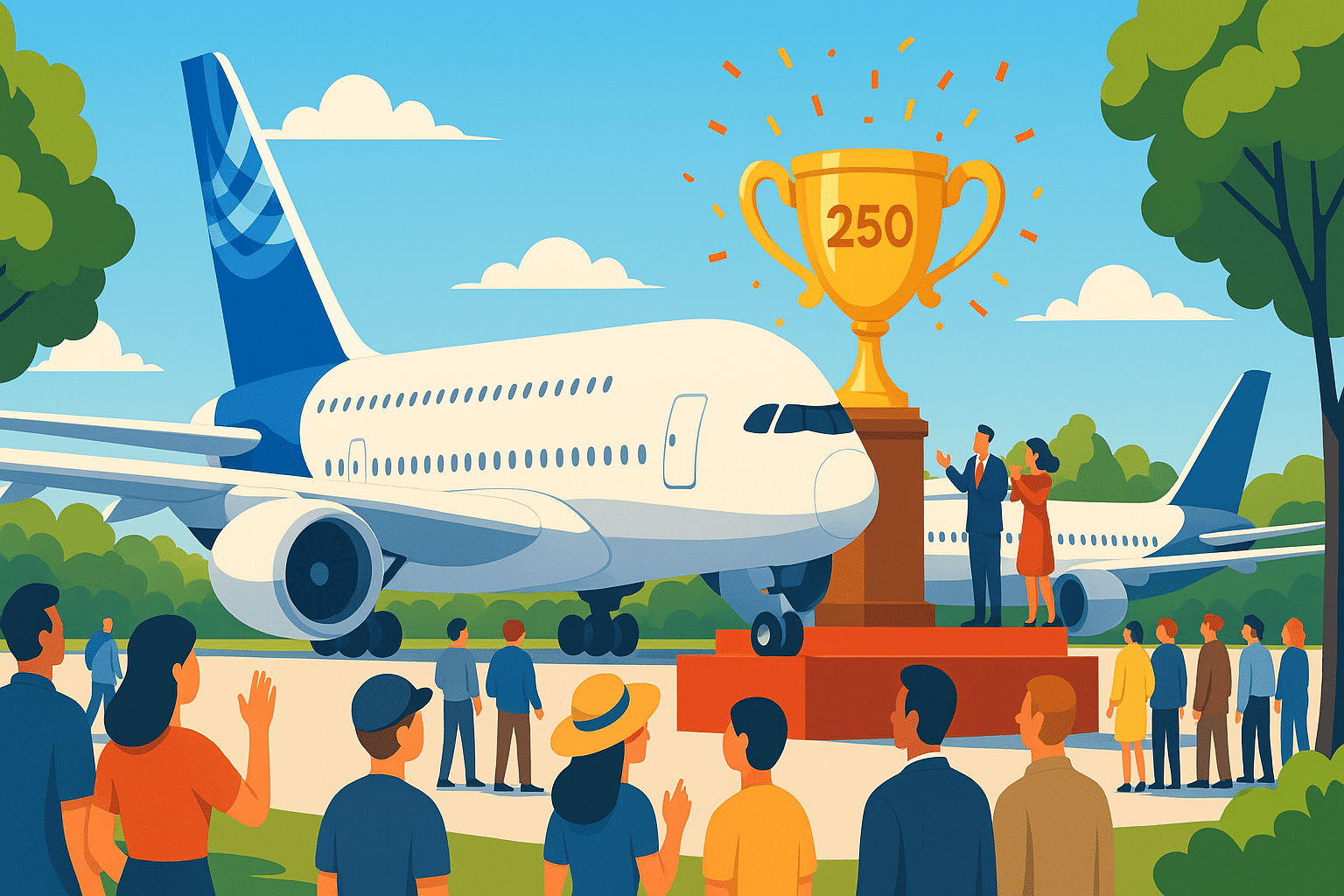 découvrez comment airbus a surpassé boeing au salon du bourget en enregistrant 250 commandes, marquant un tournant majeur dans la compétition aéronautique. un événement clé pour l'avenir de l'aviation mondiale.