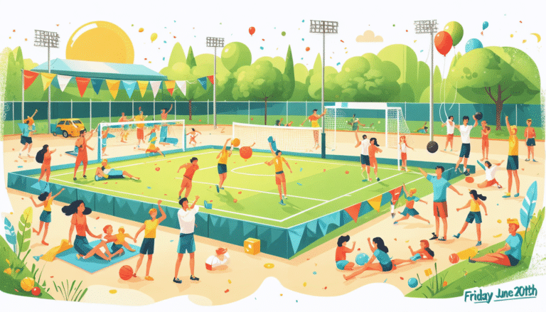 planifiez votre visite au complexe sportif le vendredi 20 juin ! plusieurs événements captivants auront lieu, assurez-vous de retrousser vos manches pour ne rien manquer. restez informé des horaires et des mesures de sécurité pour profiter pleinement de cette journée excitante.