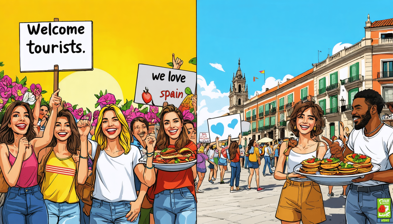 découvrez si les touristes sont toujours les bienvenus en espagne après les récentes manifestations. un débat passionnant explore l'équilibre entre l'accueil des visiteurs et les préoccupations des habitants face aux tensions sociales.
