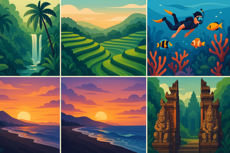 découvrez les merveilles cachées du nord sauvage de bali à travers cinq motifs convaincants qui vous séduiront. plages de sable doré, cultures vibrantes, paysages époustouflants et une riche biodiversité vous attendent pour une expérience inoubliable.