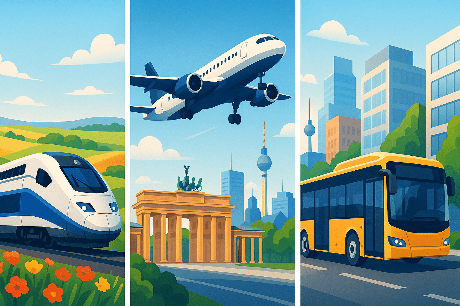 découvrez notre comparatif des transports entre paris et berlin. analysez les avantages et inconvénients du train, de l'avion et du bus pour choisir le moyen de transport qui vous conviendra le mieux. voyagez efficacement et informé avec nos conseils pratiques.