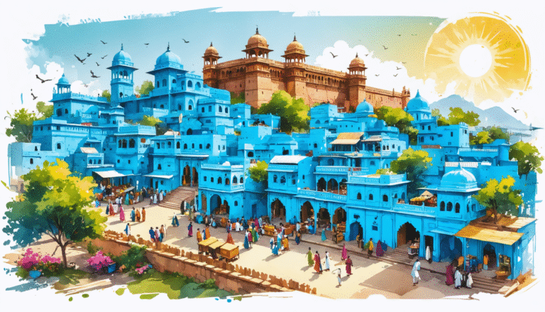 explorez jodhpur, la captivante ville bleue du rajasthan en inde, où l'histoire riche et l'architecture éblouissante s'entrelacent pour offrir une expérience inoubliable. plongez dans ses marchés colorés, admirez le majestueux fort mehrangarh et savourez la délicieuse cuisine locale.