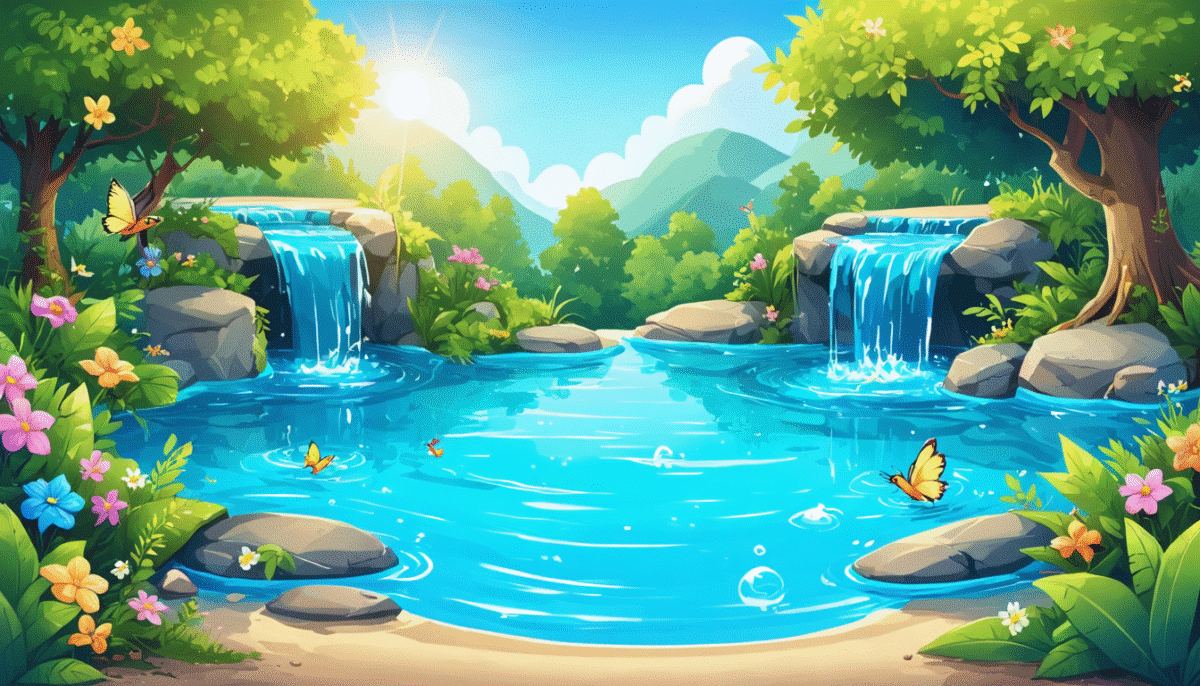 plongez au cœur de la nature avec ce bassin secret, idéal pour élever vos escapades d'été à un nouveau niveau de détente et d'aventure. découvrez un havre de paix où chaque moment devient inoubliable.