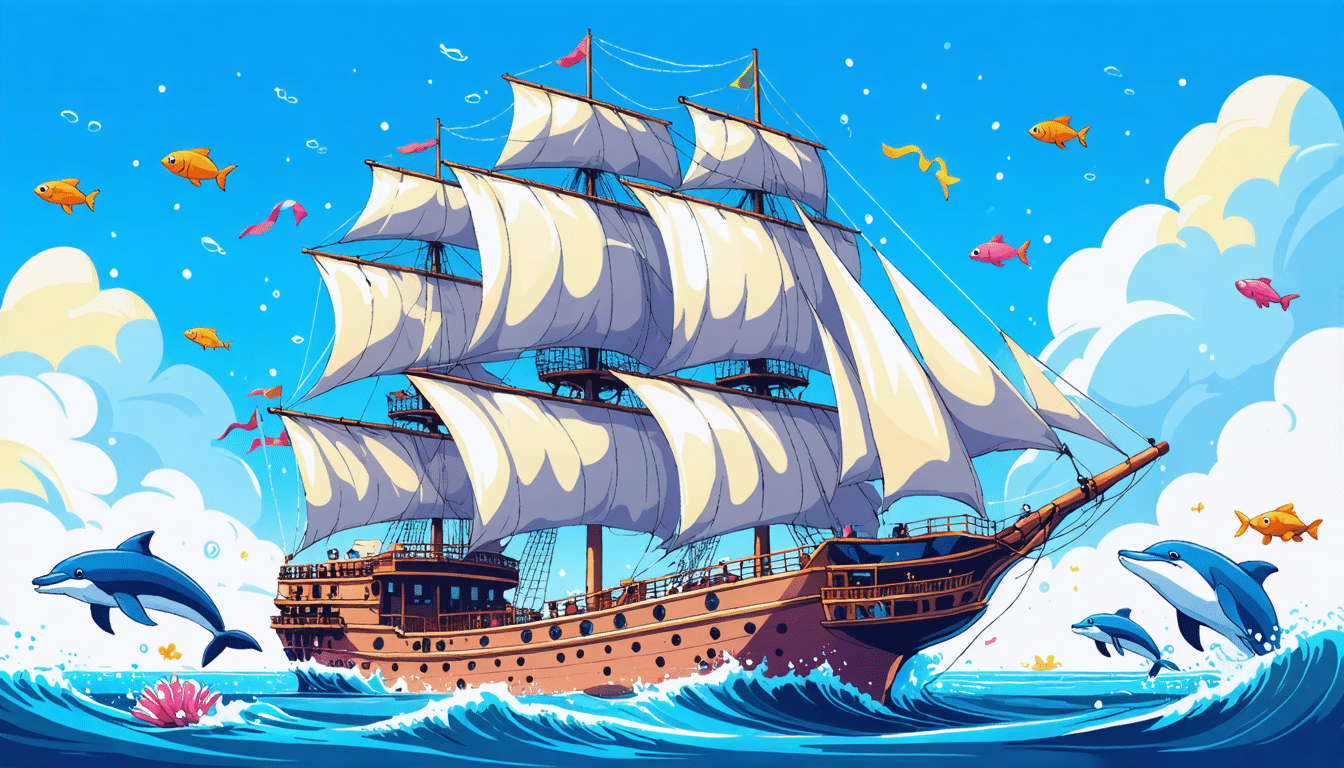 découvrez en images le début spectaculaire du voyage inaugural d'un majestueux voilier géant. admirez la beauté de ce navire impressionnant tout en explorant les paysages à couper le souffle qu'il traverse. ne manquez pas cette aventure maritime unique !