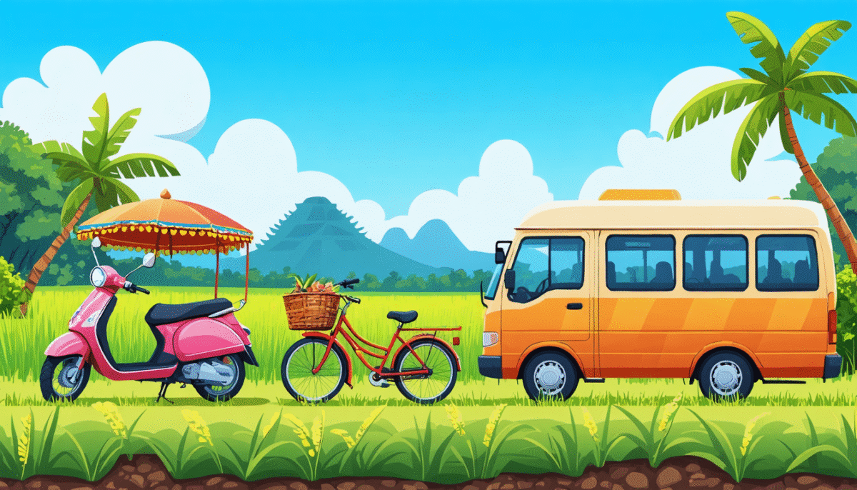 découvrez les meilleures options de transport à bali pour faciliter vos déplacements sur cette île paradisiaque. que vous optiez pour des scooters, des taxis ou des navettes, nous vous guidons à travers toutes les possibilités pour un voyage inoubliable.