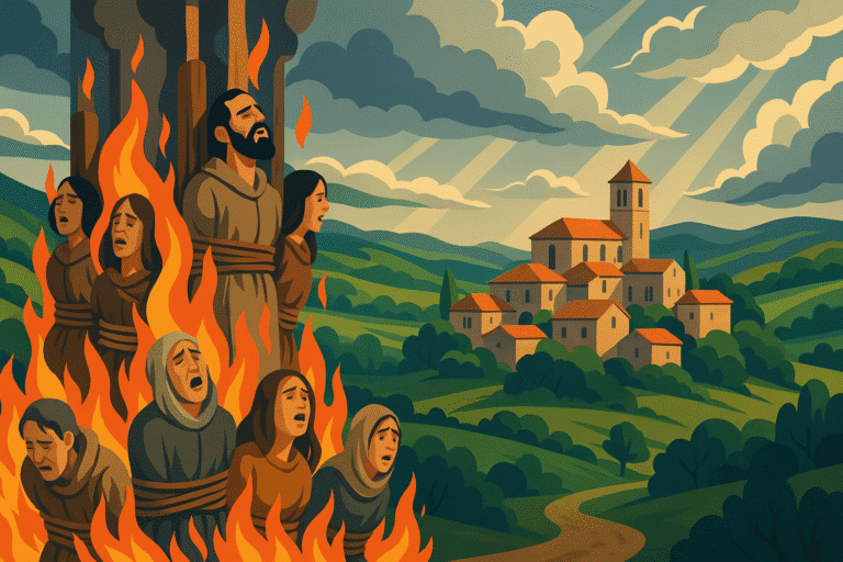 découvrez le destin tragique de 140 cathares en 1210 à travers l'histoire méconnue d'un village héraultais. plongez dans cette époque marquée par la lutte religieuse et les révélations surprenantes qui jalonnent ce récit captivant.