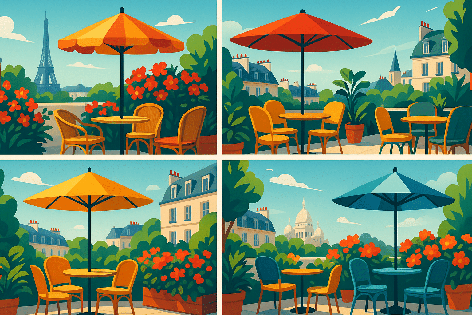 découvrez les terrasses de paris, six destinations estivales idéales pour profiter du soleil et s'évader sans quitter la magie de la ville lumière. idéal pour une pause détente ou un moment en amoureux, explorez des lieux uniques où déguster des boissons rafraîchissantes tout en admirant la beauté parisienne.