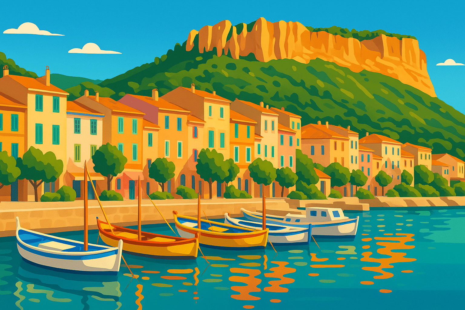 découvrez un port provençal pittoresque qui rivalise avec la beauté envoûtante de cassis. plongez dans l'atmosphère authentique de ce lieu idyllique, où paysages à couper le souffle et charme local s'entremêlent pour offrir une expérience inoubliable.