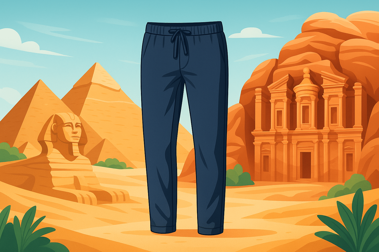 découvrez comment ces pantalons de voyage allient confort et praticité lors de mes deux semaines en égypte et à petra. restez au frais et élégant sans effort, même dans les conditions les plus exigeantes.