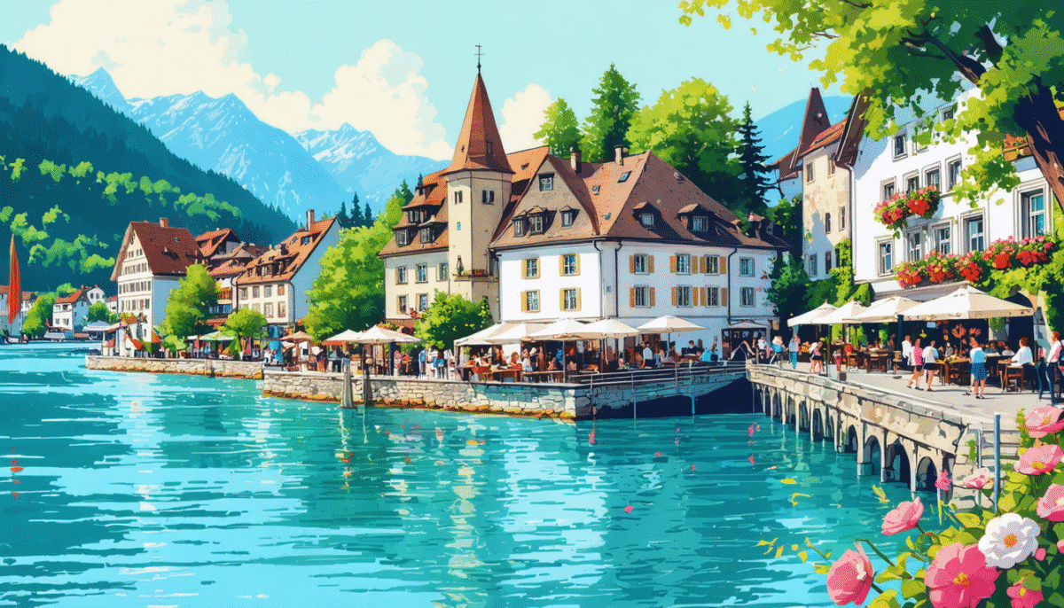 découvrez une des plus belles villes médiévales d'europe : un trésor suisse situé en bord de lac. plongez dans un cadre enchanteur alliant charme historique, vie nocturne animée et gastronomie raffinée. explorez ses ruelles pittoresques et savourez des délices culinaires tout en profitant d'une ambiance unique.