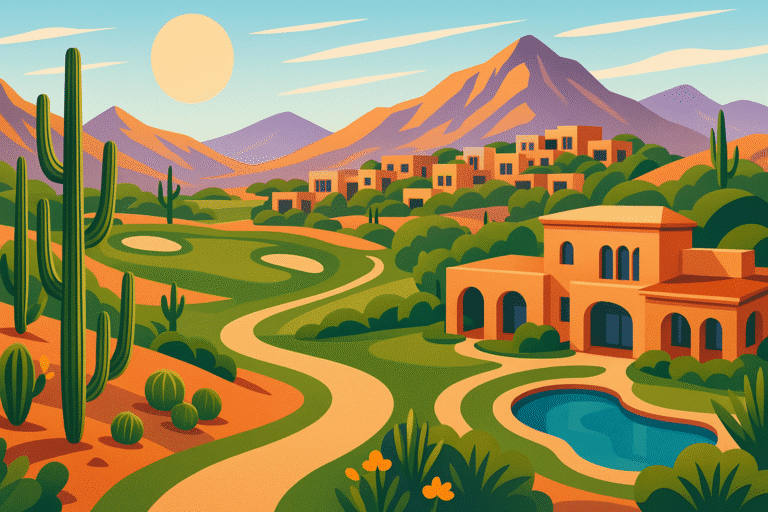 découvrez la ville désertique de luxe de l'arizona, où les paysages scintillants côtoient des sentiers bordés de cactus, des parcours de golf de renommée et des escapades spa revitalisantes. une oasis de détente et d'aventure vous attend au cœur du désert.