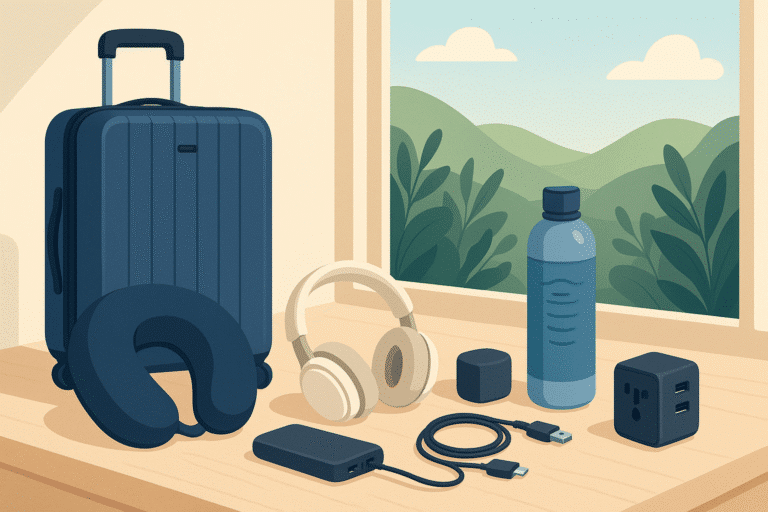 découvrez les 7 gadgets essentiels pour un voyage sans stress. optimisez votre expérience de voyage avec des accessoires innovants qui facilitent l'organisation, la sécurité et le confort, afin de profiter pleinement de chaque instant de votre aventure.