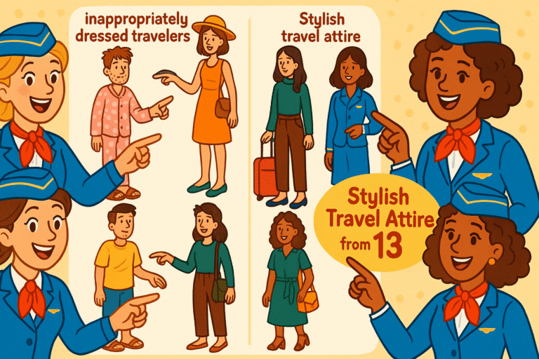 découvrez les histoires amusantes des hôtesses de l'air qui partagent les tenues de voyage les plus inadaptées observées à bord. trouvez des alternatives élégantes et confortables à partir de seulement 13 $, pour que votre prochain voyage soit stylé et agréable !