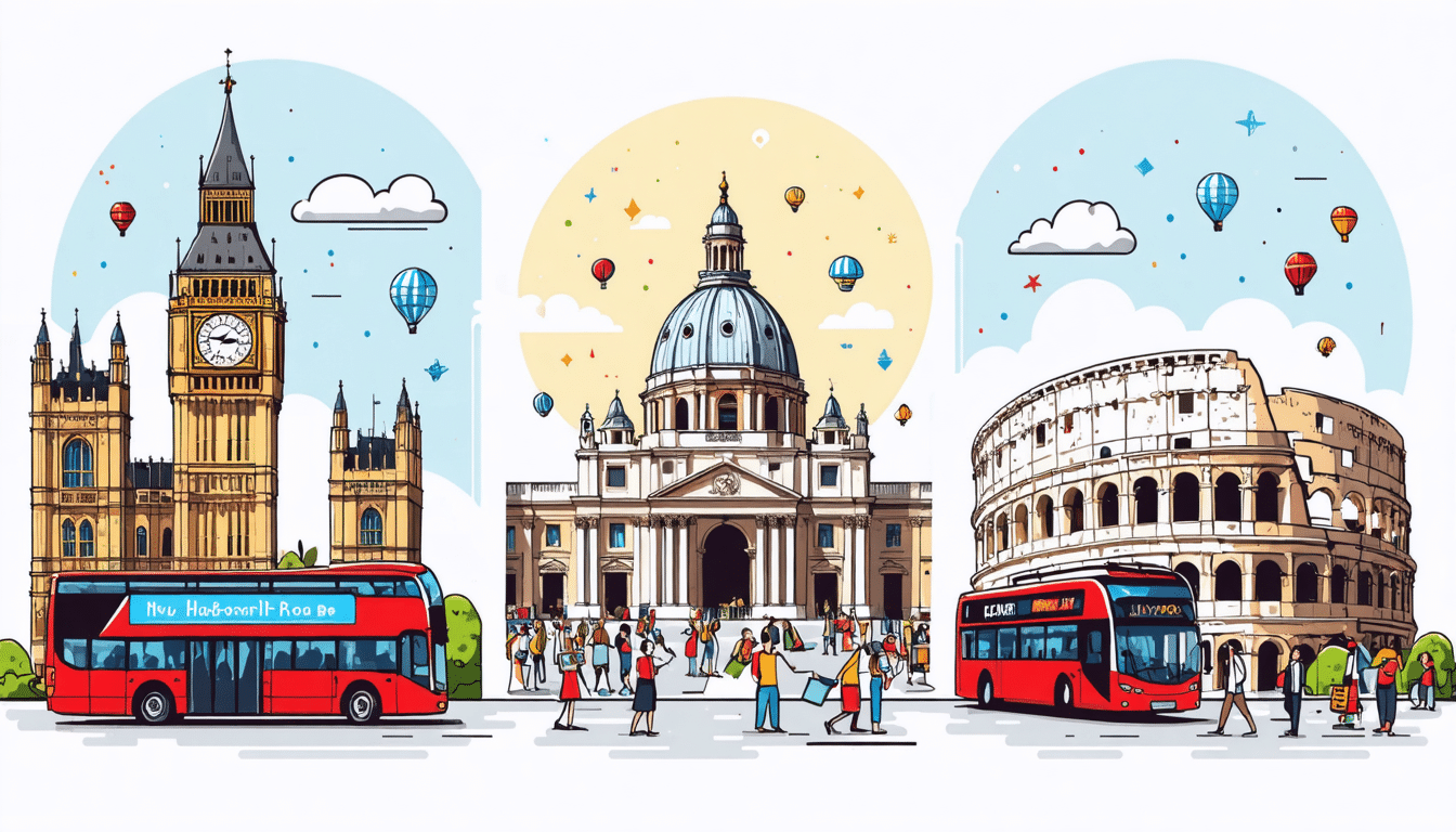 découvrez nos offres exceptionnelles pour des escapades urbaines inoubliables à londres, rome ou marrakech. profitez de séjours à partir de 179€ et explorez ces villes captivantes tout en bénéficiant d'un excellent rapport qualité-prix. ne manquez pas ces opportunités uniques de voyage !