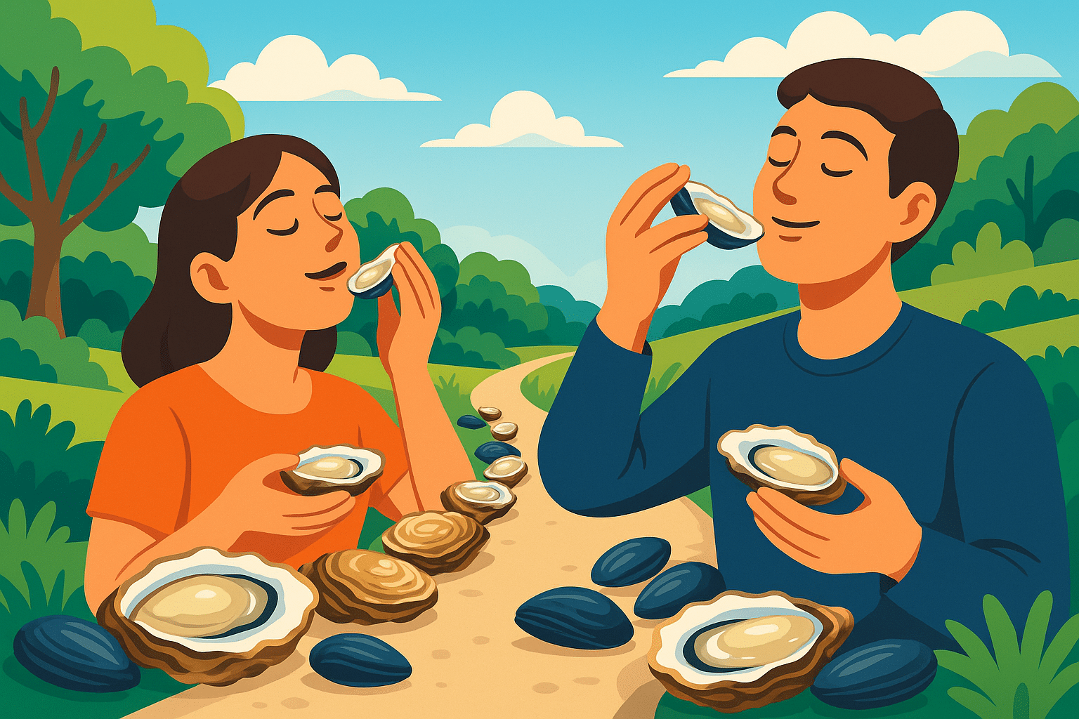 explorez les saveurs enivrantes des huîtres du maine tout en parcourant le sentier des huîtres. une expérience gustative unique qui vous mènera vers le nirvana culinaire, mêlant nature et délices marins.