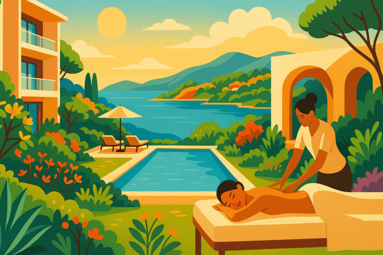 découvrez l'angsana corfu resort & spa, un havre de paix au cœur de la méditerranée, offrant une expérience de bien-être holistique inoubliable. profitez de soins relaxants, de vues magnifiques et d'une atmosphère sereine pour revitaliser votre corps et votre esprit.
