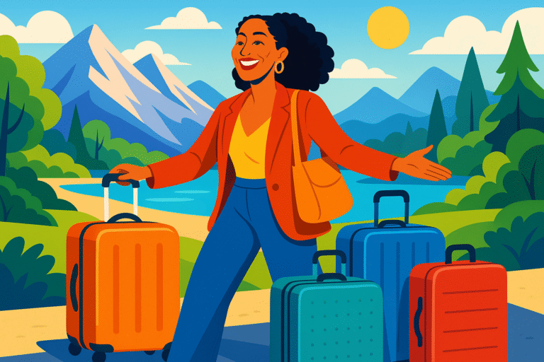 dans sa nouvelle série de voyage, tracee ellis ross embrasse avec humour et authenticité son excès de bagages, mélangeant découvertes culturelles et réflexions personnelles. suivez son aventure inspirante où chaque escale révèle non seulement des paysages enchanteurs, mais aussi des leçons de vie uniques.
