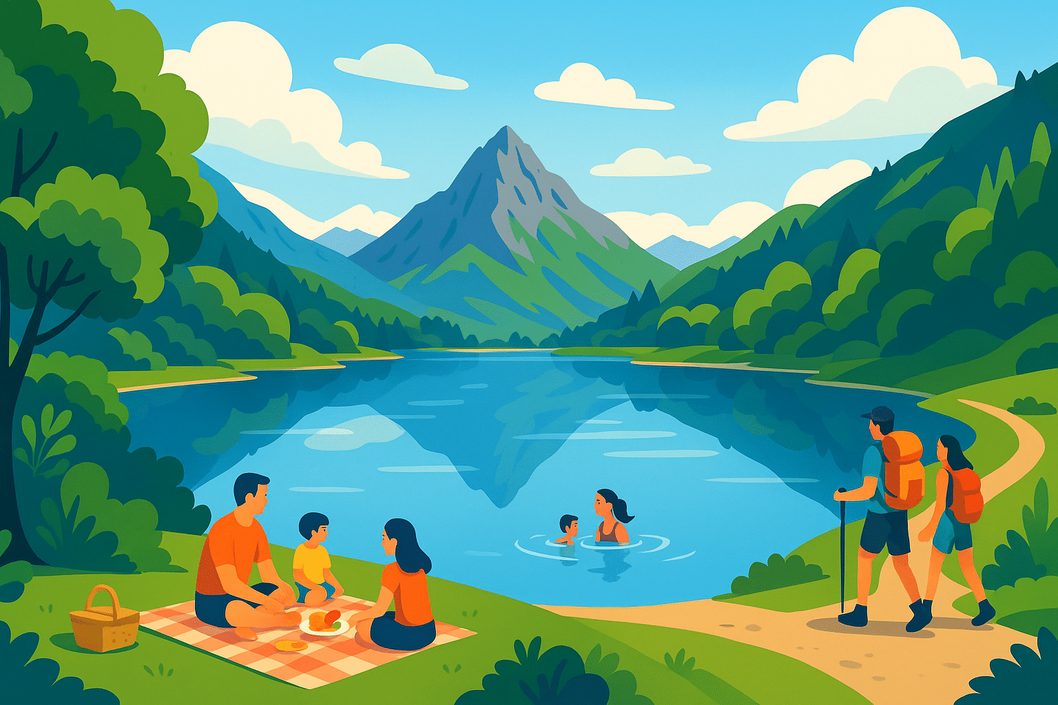 plongez dans l'évasion estivale au lac des pyrénées, honoré du label pavillon bleu 2025. profitez d'un cadre idyllique pour échapper à la chaleur et vous ressourcer dans un environnement naturel préservé.