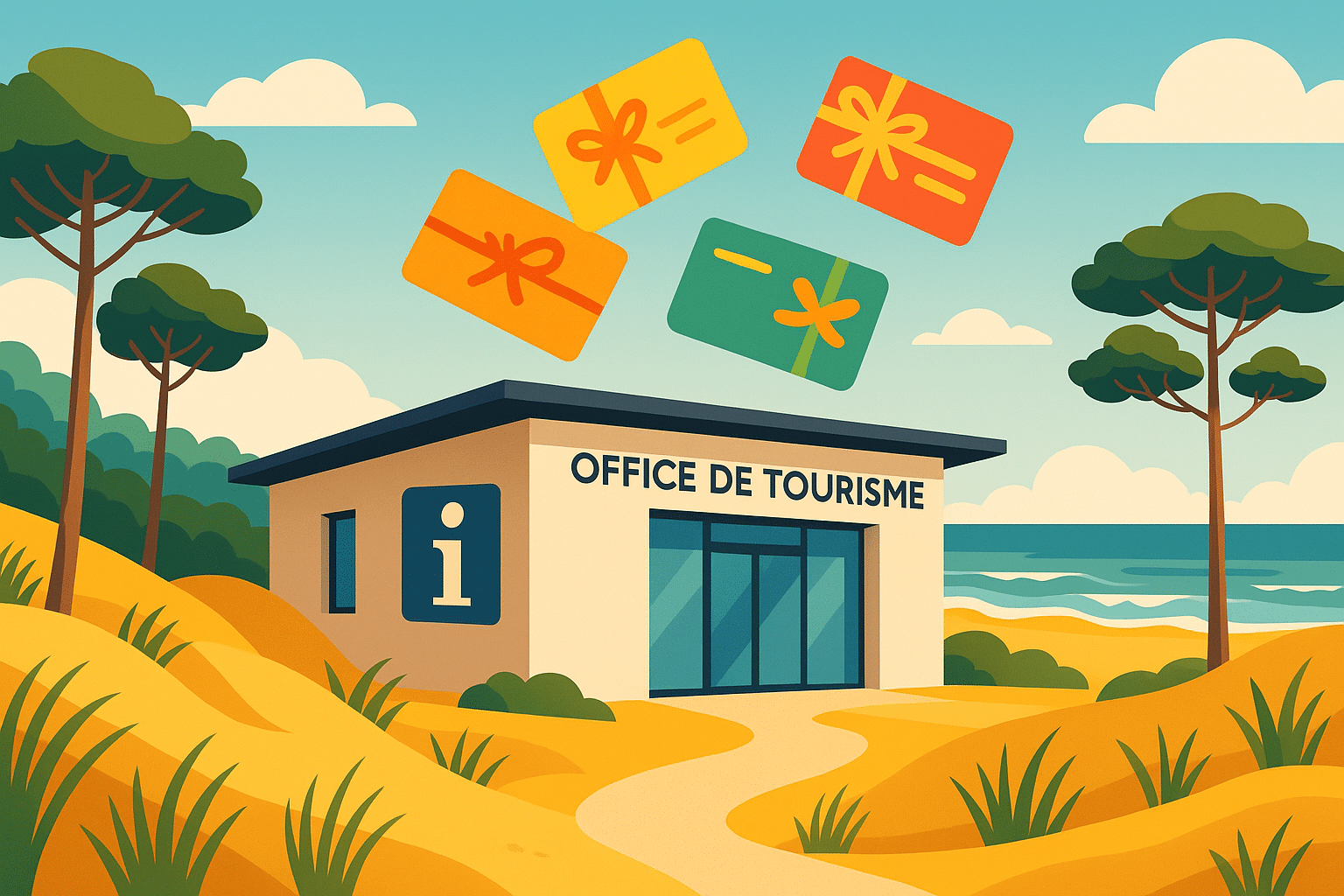 offrez une expérience inoubliable avec les chèques-cadeaux de l'office du tourisme de saint-jean-de-monts. explorez les activités, loisirs et hébergements de cette destination balnéaire et faites plaisir à vos proches avec des moments uniques.