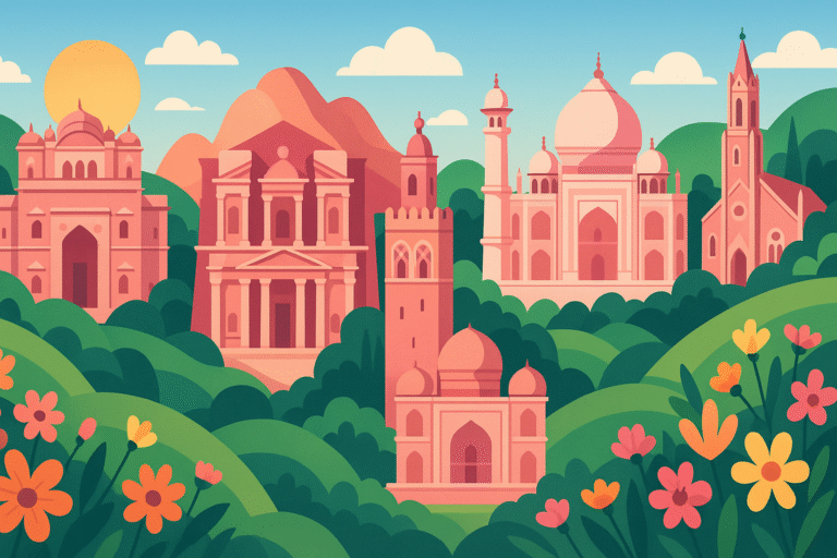 explorez les cinq magnifiques villes roses à travers le monde, où l'architecture vibrante et les paysages enchanteurs créent un spectacle visuel unique qui émerveille chaque visiteur.