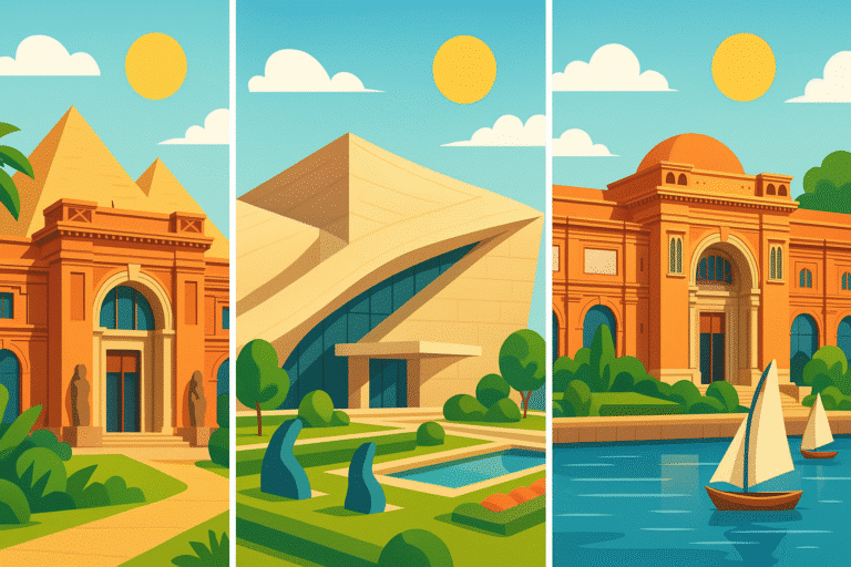 explorez les trois musées essentiels du caire dans cet article captivant. découvrez les trésors du musée égyptien, l'art islamique au musée mahmoud khalil et les merveilles du musée national de la civilisation égyptienne. laissez-vous guider pour choisir celui qui enrichira le plus votre visite au cœur de l'histoire égyptienne.