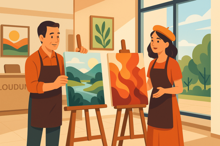 découvrez l'exposition unique à l'office de tourisme de loudun, où deux artistes talentueux dévoilent leurs œuvres. plongez dans l'univers captivant de la peinture et laissez-vous inspirer par la créativité de ces peintres passionnés.