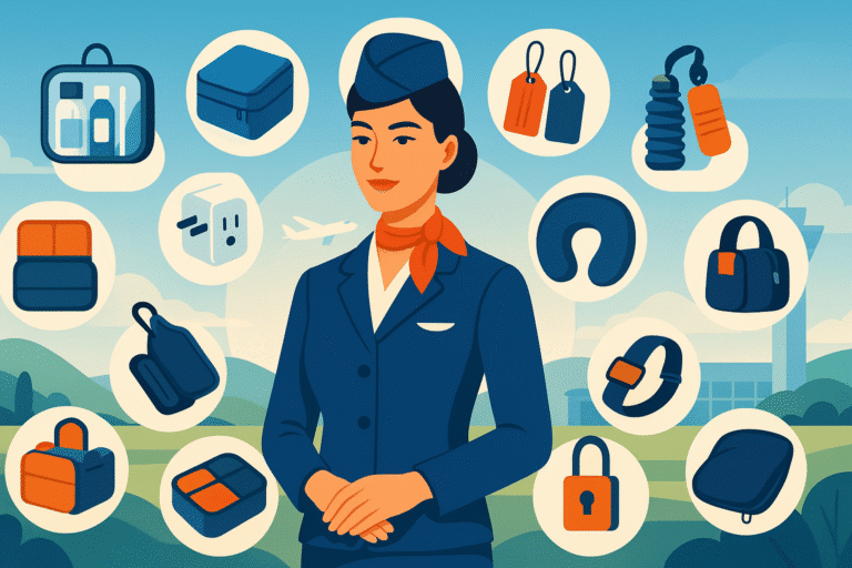 découvrez notre sélection de 12 produits indispensables pour les hôtesses de l'air, conçus pour optimiser votre packing à partir de seulement 6 dollars. simplifiez vos voyages avec des accessoires pratiques et abordables qui ne compromettent ni style ni confort.