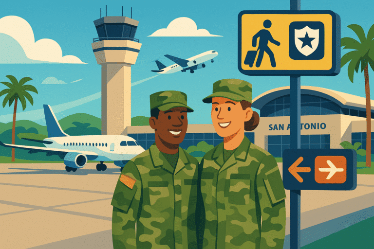 découvrez comment l'aéroport international de san antonio soutient les voyageurs militaires avec l'initiative de la tsa, garantissant des procédures simplifiées et un accueil chaleureux pour nos héros en uniforme.