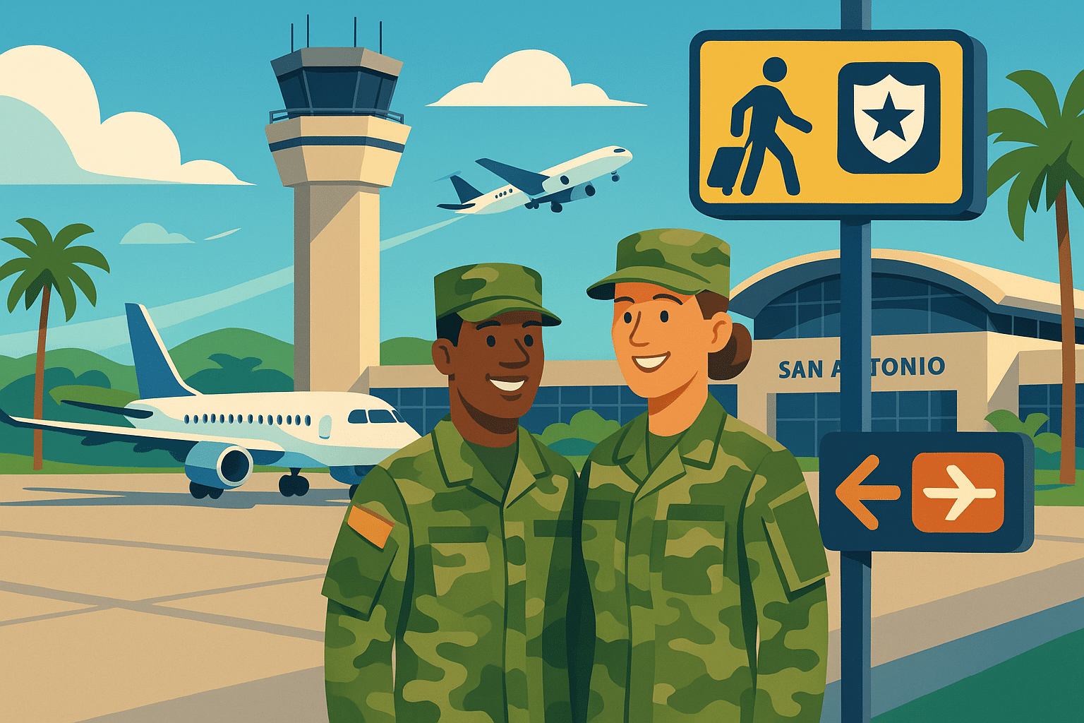 découvrez comment l'aéroport international de san antonio soutient les voyageurs militaires avec l'initiative de la tsa, garantissant des procédures simplifiées et un accueil chaleureux pour nos héros en uniforme.
