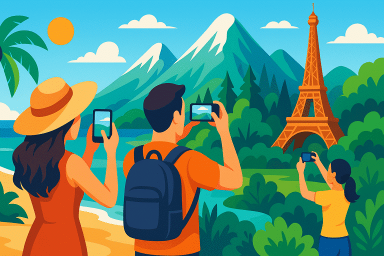 découvrez l'analyse captivante de julia de funès sur le phénomène des vacances instagrammables. explorez comment les réseaux sociaux redéfinissent nos attentes en matière de voyages et d'expériences, et découvrez l'impact de cette tendance sur notre perception des destinations. plongez dans cette réflexion enrichissante qui allie psychologie et sociologie.