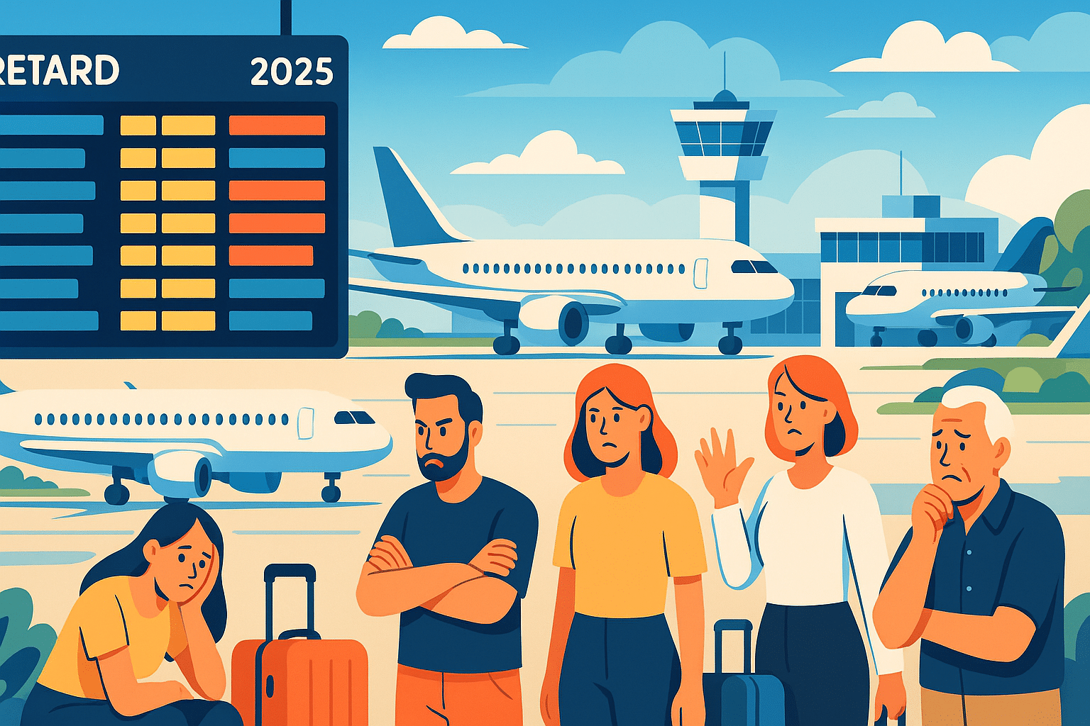 découvrez les aéroports français touchés par des retards en 2025 en raison des grèves des contrôleurs aériens. informez-vous sur l'impact de ces mouvements sociaux sur les voyages et les mesures mises en place pour minimiser les désagréments.