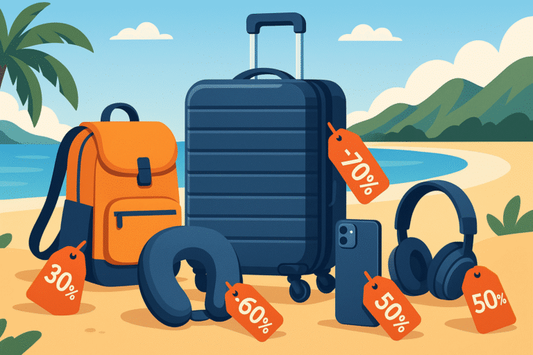 découvrez les meilleures affaires d'amazon prime day pour les voyageurs avec notre sélection de 100 offres exceptionnelles. profitez de produits utiles à partir de 6 $ et jusqu'à 70 % de réduction pour rendre vos voyages encore plus agréables. ne manquez pas ces opportunités uniques !