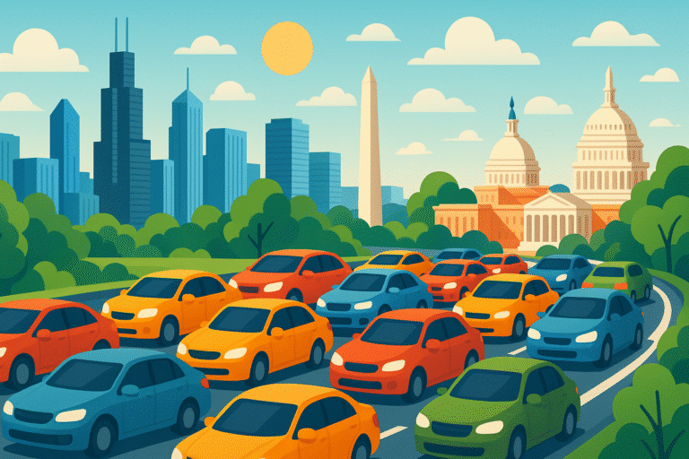 découvrez comment plus de 5 000 vols ont été retardés à chicago et washington dc en raison d'embouteillages, alors que les américains rentrent chez eux après un week-end prolongé. restez informé des impacts sur les voyages et des conseils pour éviter les désagréments.