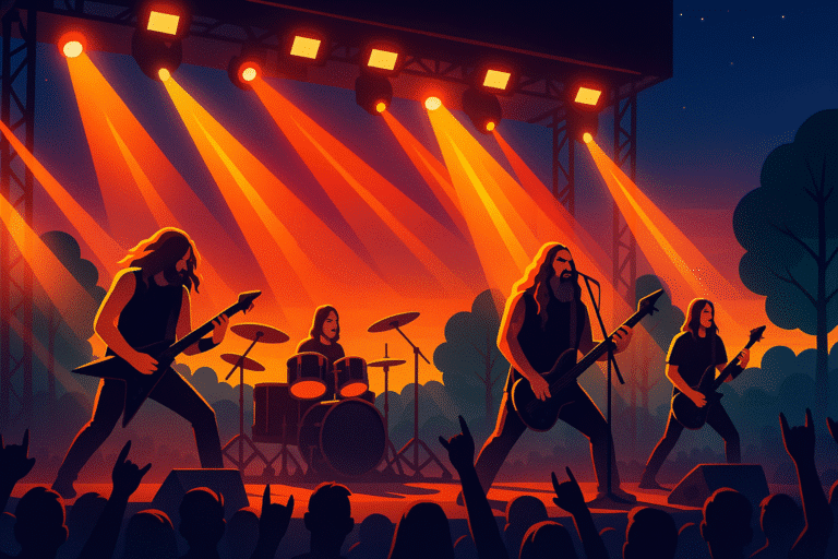 revivez les moments forts du festival où slayer a enflammé finsbury park avec une intensité inégalée. découvrez le concert mémorable qui a culminé par un final époustouflant à 21h30, marquant les esprits des fans.