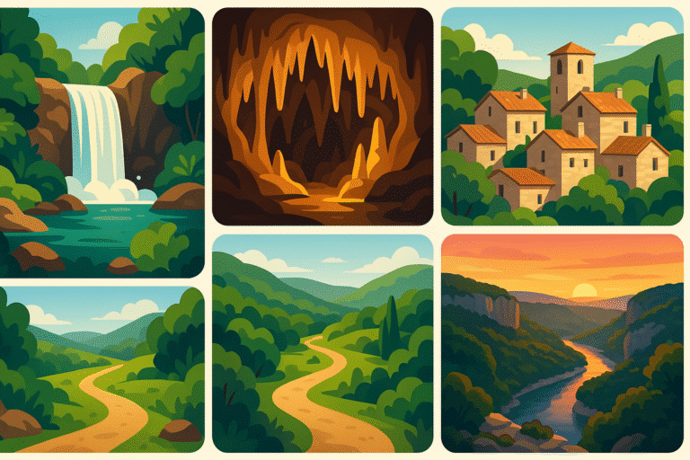 découvrez cinq trésors cachés en ardèche cet été, des lieux inoubliables à explorer loin des sentiers battus. plongez dans la beauté naturelle, la culture riche et les activités passionnantes que cette destination secrète a à offrir. préparez-vous à vivre une aventure unique au cœur de la nature ardéchoise.