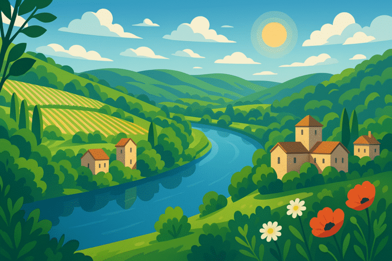 explorez les paysages enchanteurs de cahors au fil du lot. voyagez à travers des panoramas époustouflants, des villages pittoresques et une nature préservée, où chaque coin vous raconte une histoire unique. idéal pour les amoureux de la nature et les curieux d'aventures.