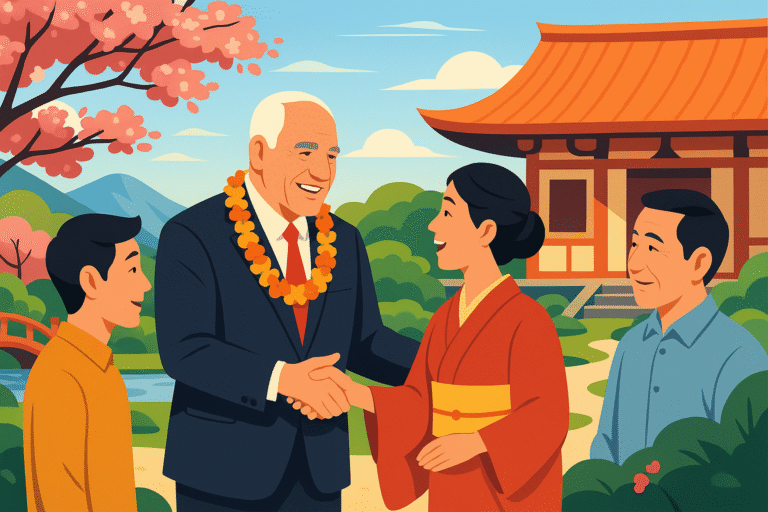 découvrez comment le maire rick blangiardi voyage au japon pour renforcer les liens culturels et économiques entre honolulu et les villes japonaises. une initiative qui symbolise l'ouverture et la coopération internationale.