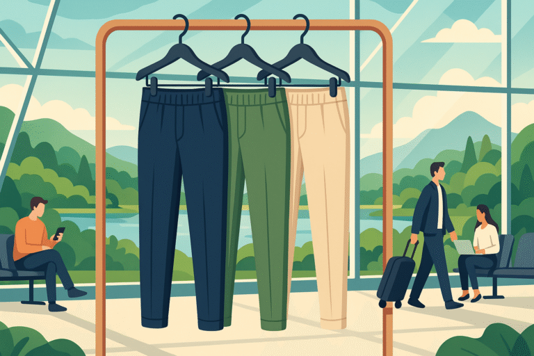 découvrez notre collection de pantalons de voyage élégants, conçus pour être portés dès la sortie de l'avion. confortables et stylés, ces pantalons sont disponibles à partir de 18 $ sur amazon. voyagez avec classe sans sacrifier le confort !