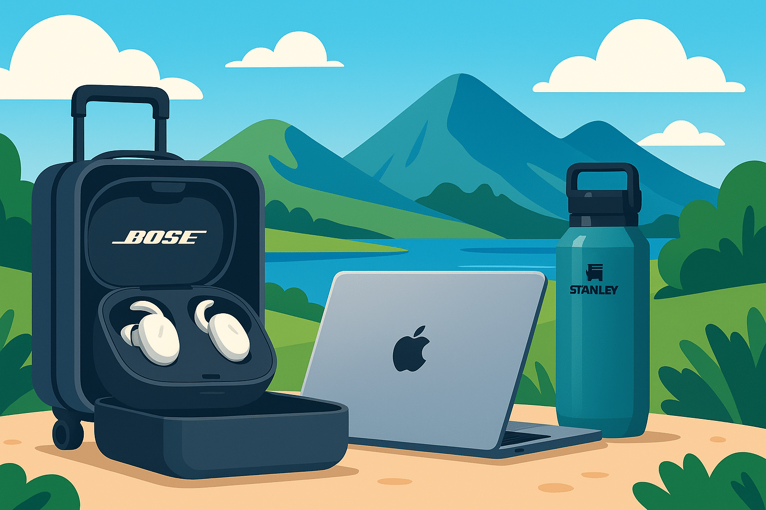 découvrez plus de 60 bonnes affaires sur des accessoires de voyage pour amazon prime day ! profitez de réductions sur des marques renommées comme apple, bose et stanley. ne manquez pas ces offres exclusives pour rendre vos voyages encore plus agréables.