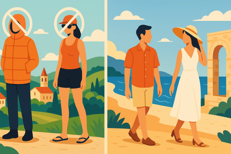 découvrez les vêtements à éviter absolument lors de vos escapades d'été en europe et les meilleures alternatives selon les conseils d'un auteur de voyage expérimenté. faites le bon choix pour profiter pleinement de votre séjour tout en restant à la mode et à l'aise.