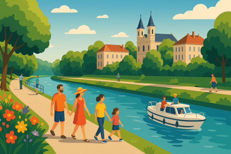 à commercy, le tourisme redonne vie au canal de la meuse: croisières, véloroutes et patrimoine animent la ville, soutenant artisans et économie locale.