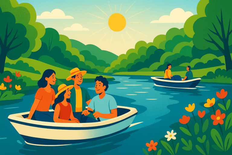 embarquez pour un voyage paisible au fil de l’eau et découvrez les plus belles rivières en bateau. vivez l’essence du slow tourisme et savourez chaque instant entre nature, détente et découverte.