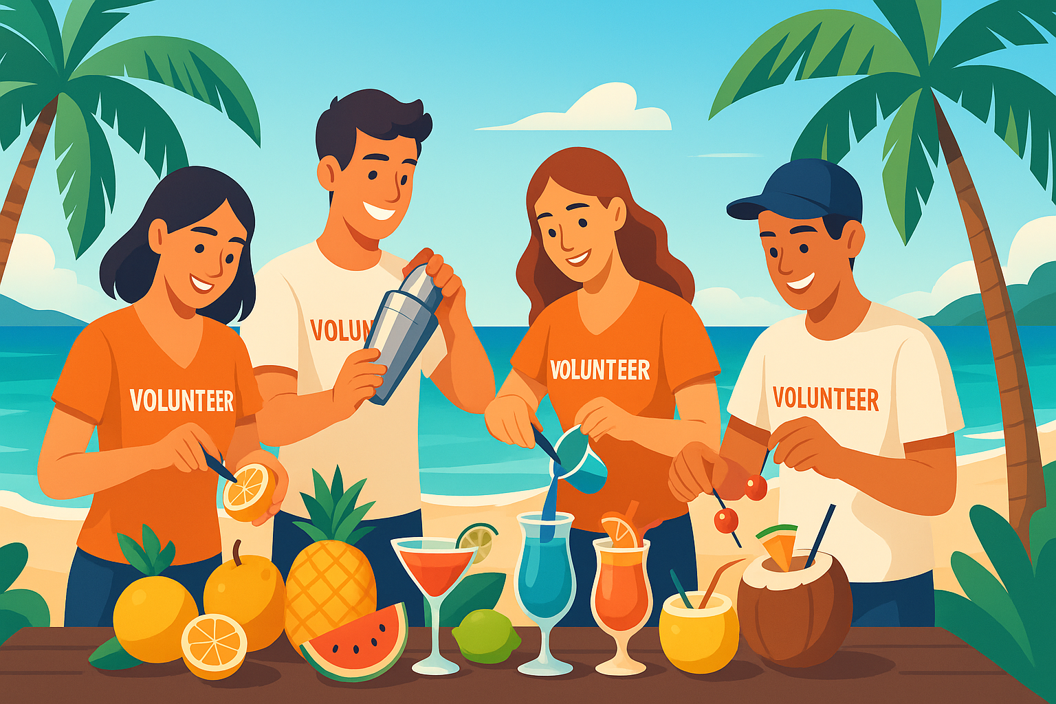 découvrez comment le bénévolat permet aux jeunes de voyager tout en développant leurs compétences en mixologie, le tout dans des décors de rêve. une façon unique de concilier passion et aventure tout en aidant les autres !