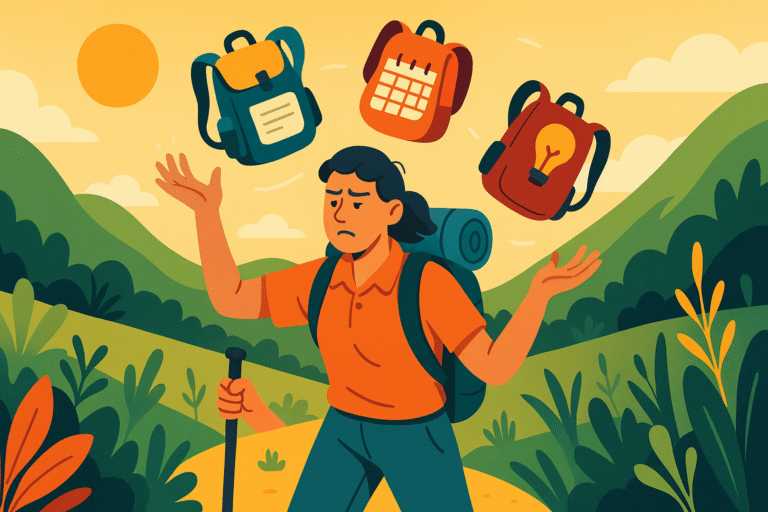 découvrez le récit authentique d'un été marqué par la charge mentale : entre responsabilités familiales et moments d'épuisement, partagez l'expérience unique d'avoir endossé le rôle de guide pour ses proches.