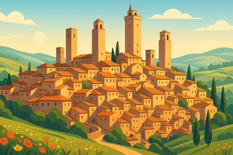 plongez au cœur de la toscane en visitant cette cité médiévale exceptionnelle, classée au patrimoine mondial de l’unesco, réputée pour son charme, son histoire et son authenticité. une destination européenne à ne pas manquer !