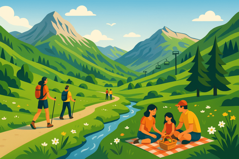 explorez les charmes estivaux du domaine skiable de lech, situé dans le vorarlberg en autriche. suivez notre guide complet pour profiter pleinement de l'été entre randonnées, détente et activités en montagne.