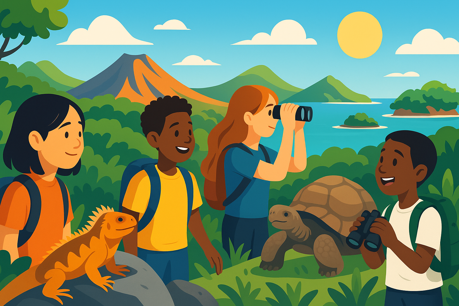 des élèves du ccusd explorent l’équateur et les galápagos: rencontres culturelles, nature extraordinaire et apprentissages. d’autres aventures à venir.