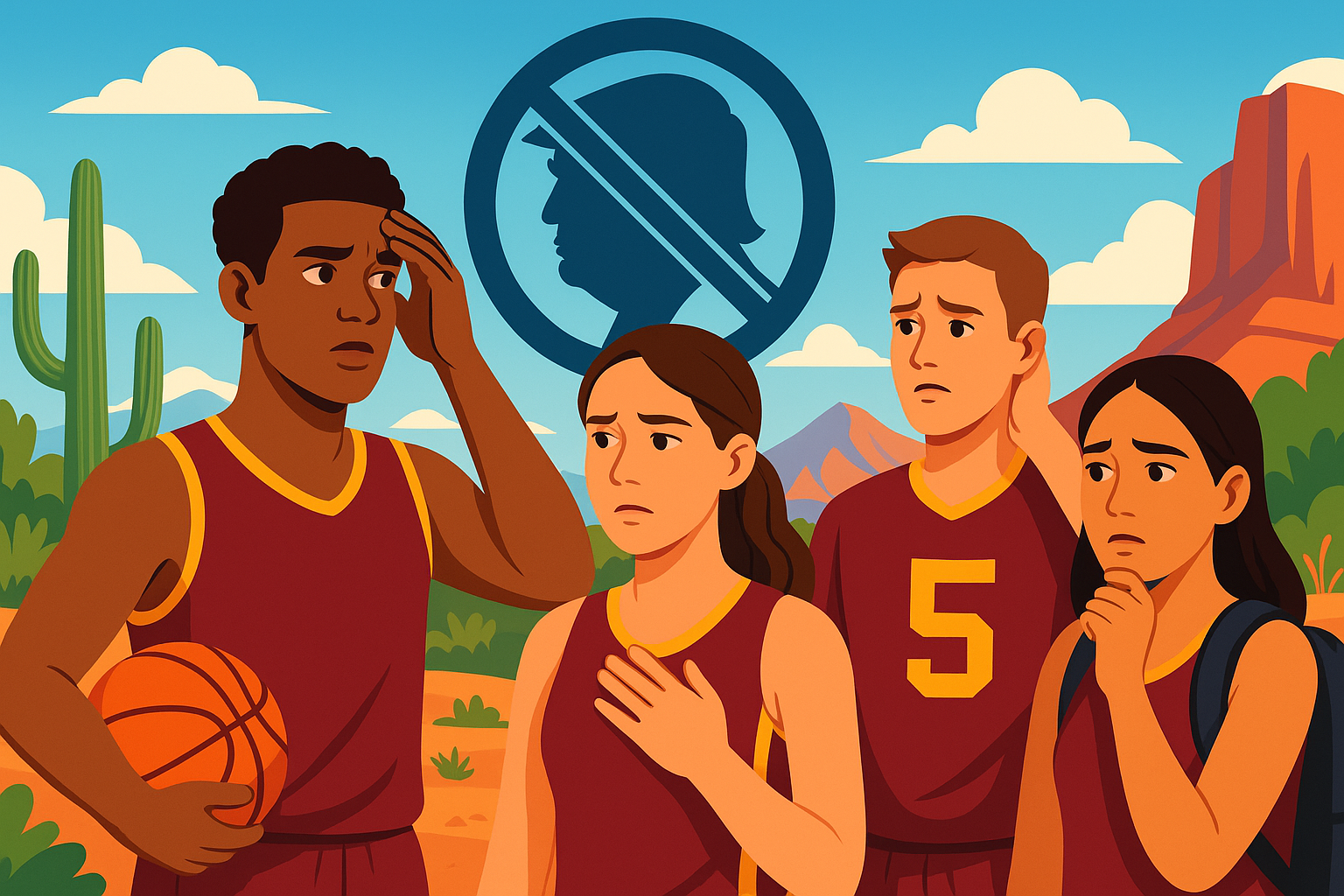 les restrictions de voyage imposées par trump suscitent l'inquiétude parmi les athlètes universitaires en arizona, affectant leur participation et leur avenir sportif.