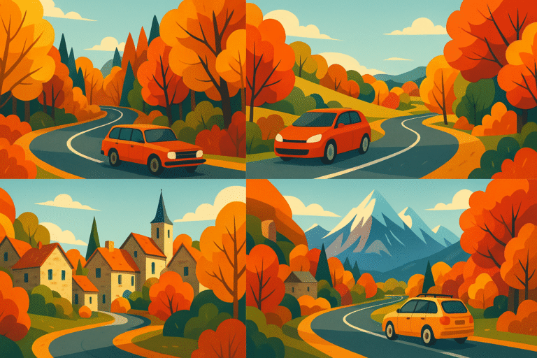 découvrez les plus beaux road trips à faire en automne à travers l'europe : paysages colorés, routes pittoresques et escales incontournables pour une aventure inoubliable !